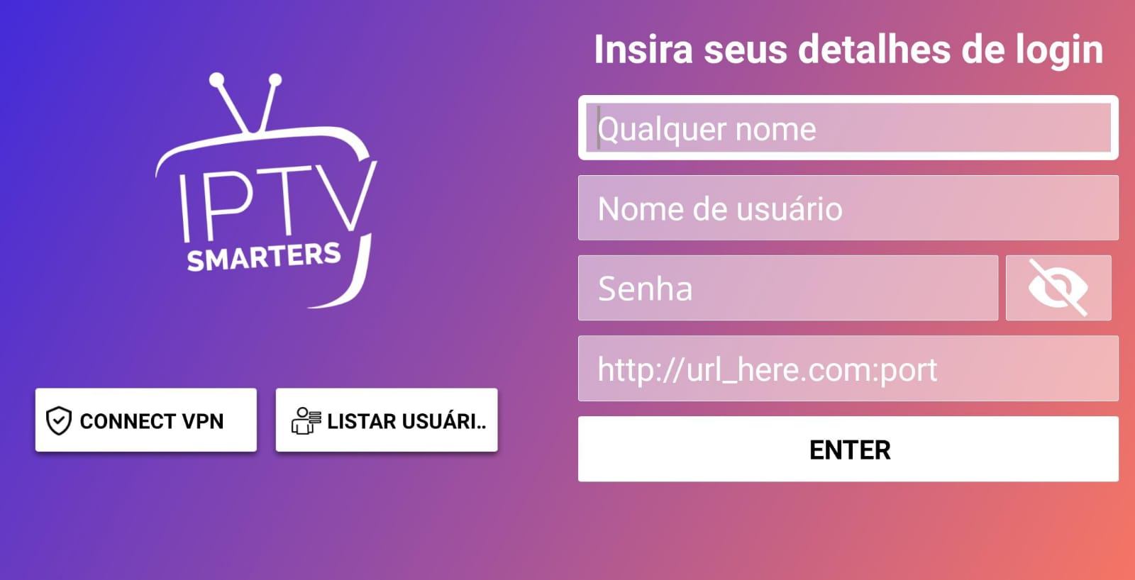 Tela de Login